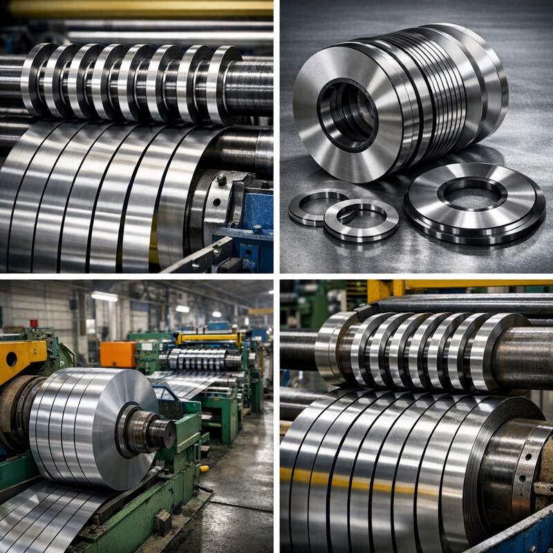 スリッティングマシンブレード：精密金属スリット加工の中核部品。