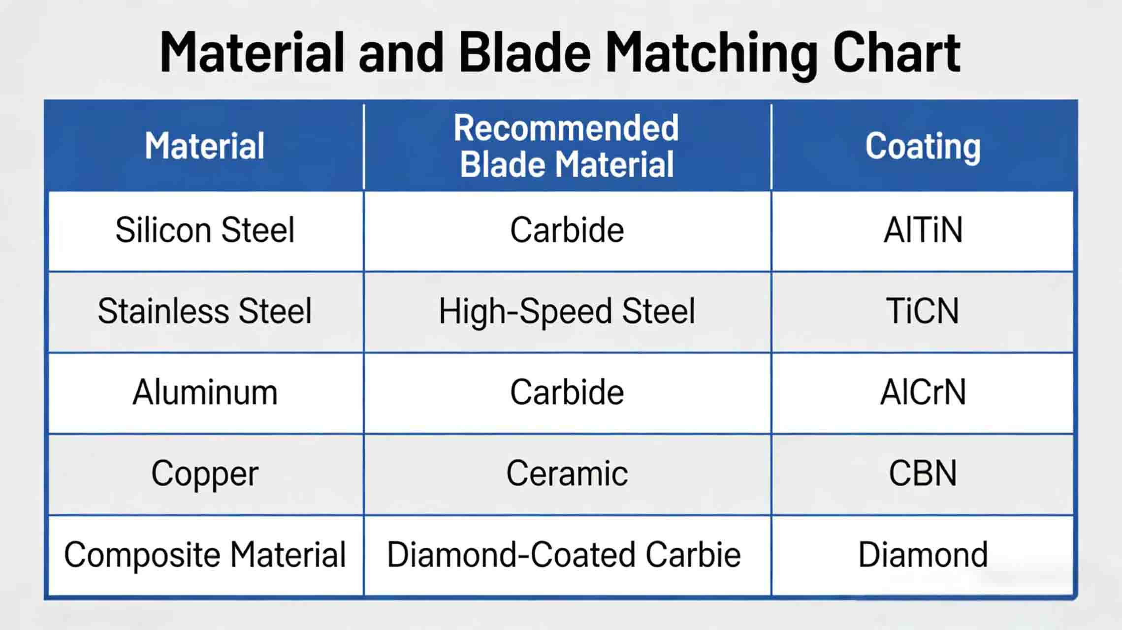 Circular blades Circular blades