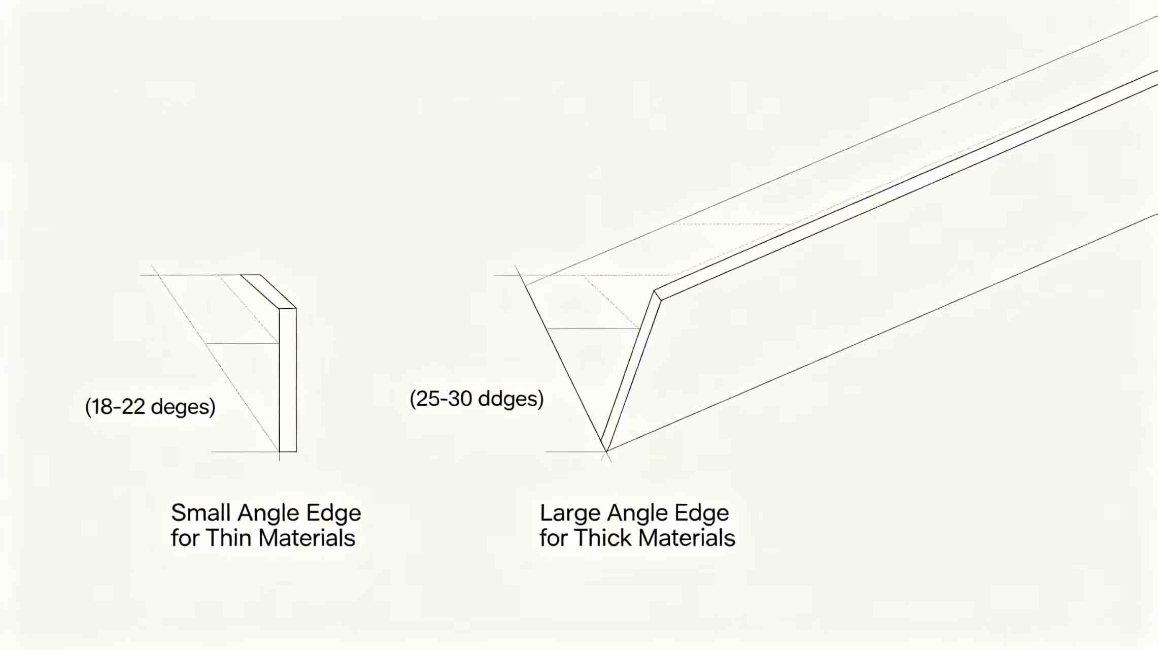 Edge angle comparison image Edge angle comparison image