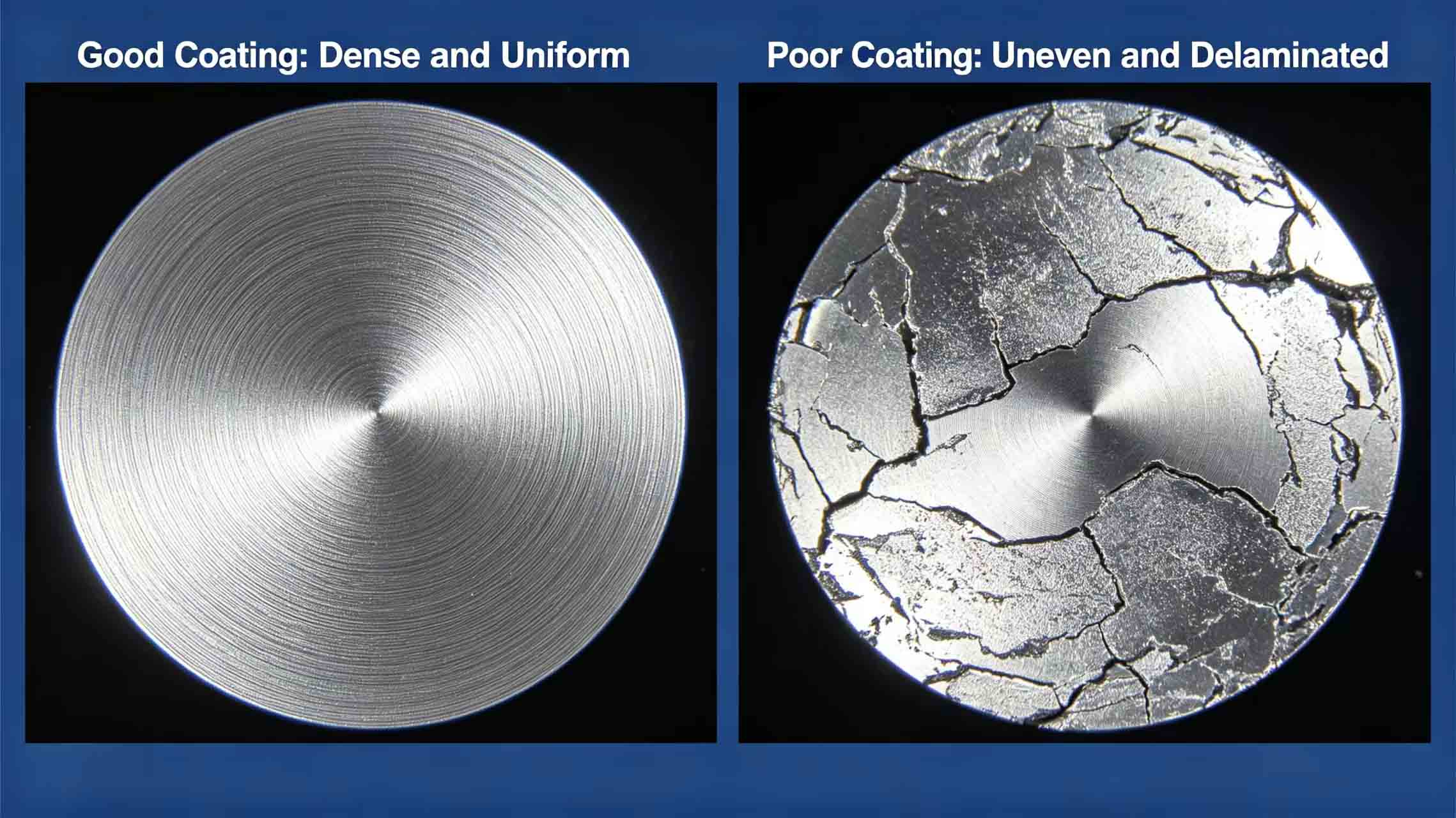 Coating quality comparison image