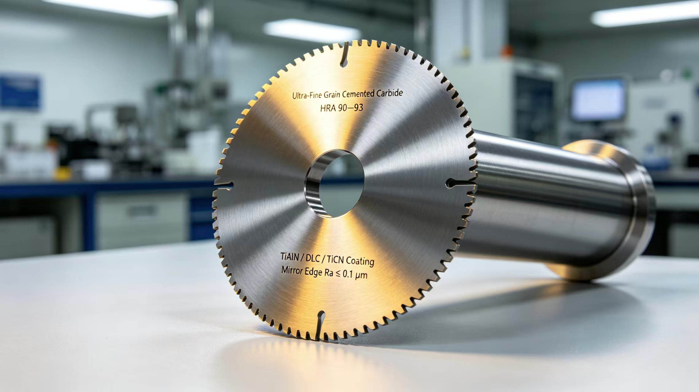 Mingbai electrode slitting blade photo Mingbai electrode slitting blade photo