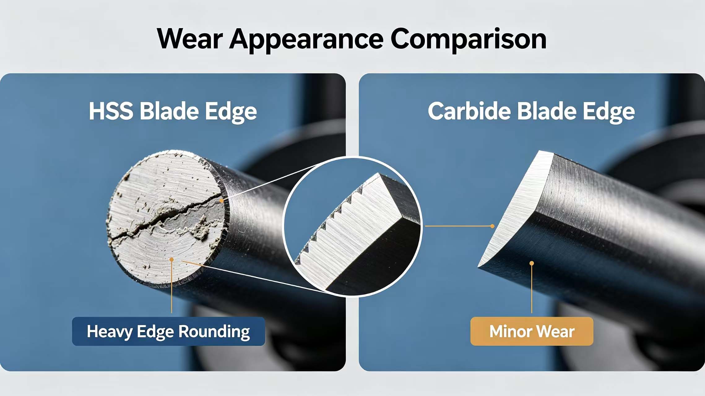 Wear morphology comparison image